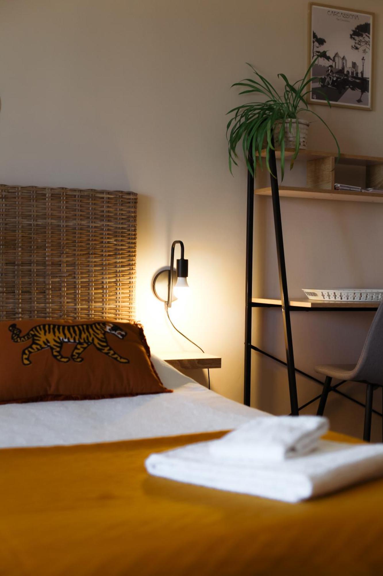 Studio Avec Parking Vue Sur La Cite De Carcassonne Exterior photo